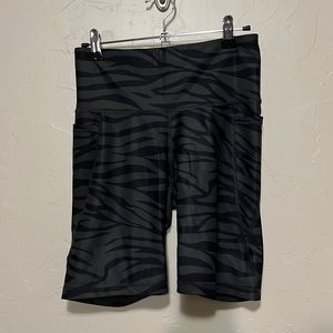 Zebra Striped Old Navy Active Powersoft Shorts